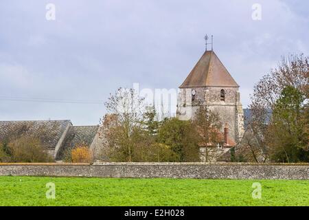 Frankreich-Eure et Loir Moutiers En Beauce Kirche Stockfoto