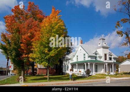 Kanada-Quebec Provinz Centre du Québec Region Victoriaville Laurier Street Stockfoto