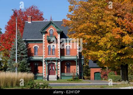 Kanada-Quebec Provinz Centre du Québec Region Drummondville altes Haus Stockfoto