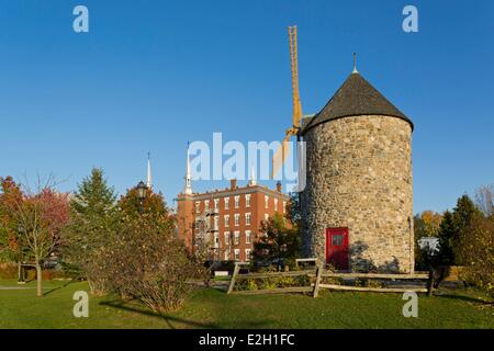 Kanada-Quebec Provinz Centre du Québec Region Becancour Saint Gregoire alte Mühle Stockfoto