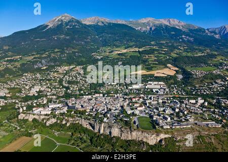 Frankreich Hautes Alpes Embrun Leiter der Partridge singt 2719 m (Luftbild) Stockfoto