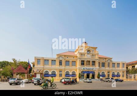 Kambodscha Phnom Penh Post französische Kolonialarchitektur Stockfoto