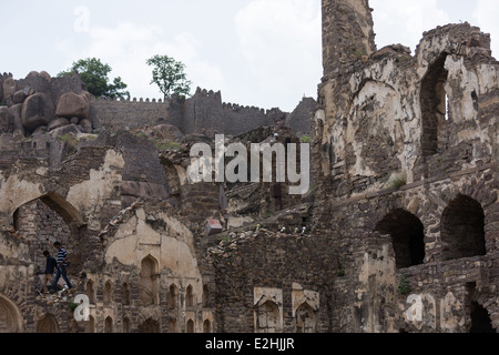 Golconda Fort, Hyderabad, Telangana Stockfoto