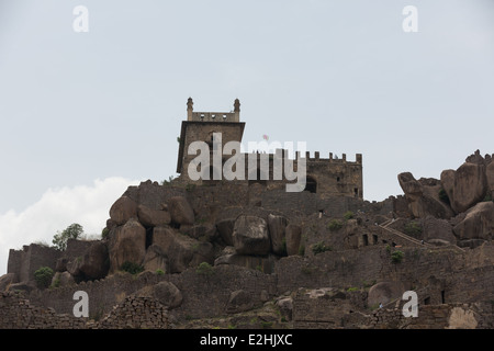 Golconda Fort, Hyderabad, Telangana Stockfoto