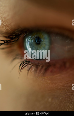 Frau Auge, close-up Stockfoto