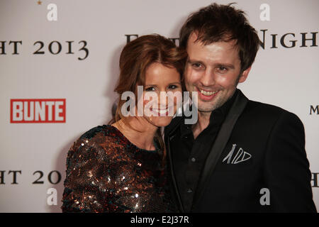 Mareile Höppner-Schönfeld und Arne Schönfeld bei 63. Berlin International Film Festival (Berlinale) - Bunte / BWM Festival Nacht im Berliner Humboldt Carrée am Behrendtstraße.  Wo: Berlin, Deutschland bei: 8. Februar 2013 Stockfoto