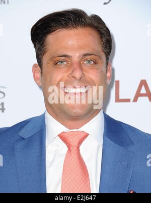 Los Angeles, CA, USA. 19. Juni 2014. Joseph Russo im Ankunftsbereich für JERSEY BOYS-Premiere auf der Los Angeles Film Festival (LAFF), Königliche Kinos LA Live, Los Angeles, CA 19. Juni 2014. Bildnachweis: Dee Cercone/Everett Collection/Alamy Live-Nachrichten Stockfoto