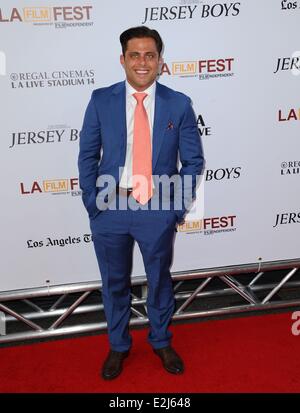 Los Angeles, CA, USA. 19. Juni 2014. Joseph Russo im Ankunftsbereich für JERSEY BOYS-Premiere auf der Los Angeles Film Festival (LAFF), Königliche Kinos LA Live, Los Angeles, CA 19. Juni 2014. Bildnachweis: Dee Cercone/Everett Collection/Alamy Live-Nachrichten Stockfoto