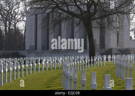 American Cemetery and Memorial, Madingley, Cambridgeshire, England, UK Stockfoto