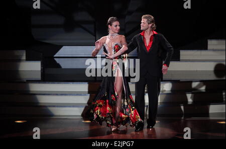 Paul Jahnke, Ekaterina Leonova im deutschen Fernsehen RTL show "Let ´s Dance" im Coloneum TV-Studios.  Wo: Köln bei: 5. April 2013 Stockfoto