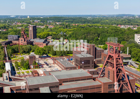 Zeche Zollverein, eine ehemaligen Zeche, ein UNESCO-Weltkulturerbe, jetzt eine kulturelle und wirtschaftliche Loction. Stockfoto