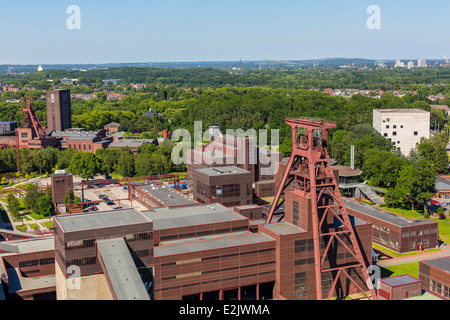 Zeche Zollverein, eine ehemaligen Zeche, ein UNESCO-Weltkulturerbe, jetzt eine kulturelle und wirtschaftliche Loction. Stockfoto