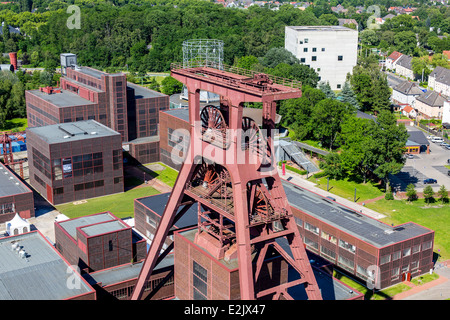 Zeche Zollverein, eine ehemaligen Zeche, ein UNESCO-Weltkulturerbe, jetzt eine kulturelle und wirtschaftliche Loction. Stockfoto