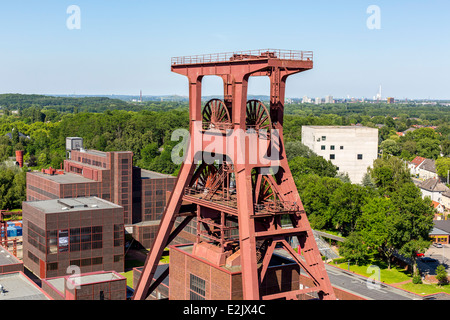 Zeche Zollverein, eine ehemaligen Zeche, ein UNESCO-Weltkulturerbe, jetzt eine kulturelle und wirtschaftliche Loction. Stockfoto