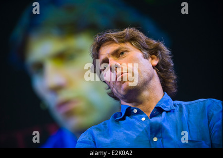 Komiker John Bishop spricht über sein Leben auf der Bühne bei Hay Festival 2014 © Jeff Morgan Stockfoto