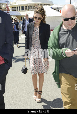 Rachel Bilson gehen für einen Spaziergang an der Croisette während der 66. Filmfestspiele von Cannes.  Wo: Cannes, Frankreich bei: 20. Mai 2013 Stockfoto