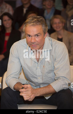 Hannes Jaenicke auf deutschen ZDF Talkshow Markus Lanz.  Wo: Hamburg, Deutschland bei: 21. Mai 2013 Stockfoto