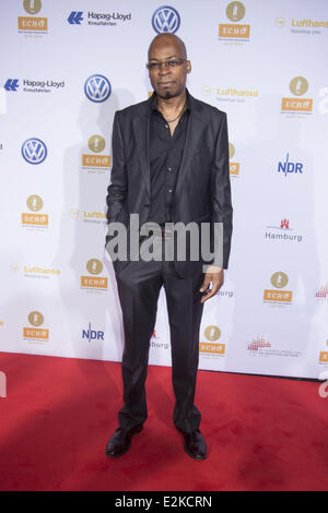 Lionel Loueke beim Echo Jazz Award in der Fischauktionshalle.  Wo: Hamburg, Deutschland bei: 23. Mai 2013 Stockfoto