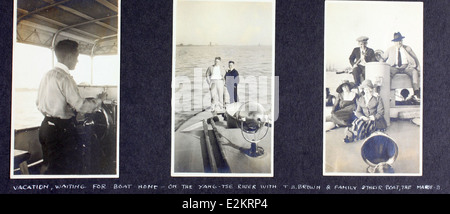 Das AL-88-Bild im Albert Menasco-Album zeigt die Geschichte der Luftfahrt aus der Zeit der Barnstorming und zeigt Art Smith und seine Beiträge zur frühen Luftfahrt. Das Album beleuchtet wichtige Momente aus den prägenden Jahren der Luftfahrt. Stockfoto