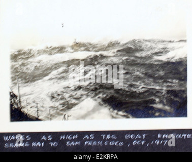 Dieses Bild aus dem AL-88 Album zeigt Albert Menasco, einen Pionier der Luftfahrt und Partner von Art Smith, einem berühmten Barnstormer. Das Foto fängt ihre Rollen in den Anfängen der zivilen Luftfahrt und Flugshows ein. Stockfoto