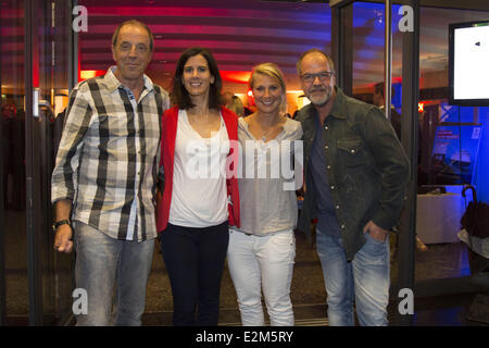 Rolf Fuhrmann, Katja Suding, Eileen Hoffmann, Marek Erhardt auf Hamburger Sommerfest Sommerfest am Campus der Bucerius Law School.  Wo: Hamburg, Deutschland bei: 10. August 2013 Stockfoto