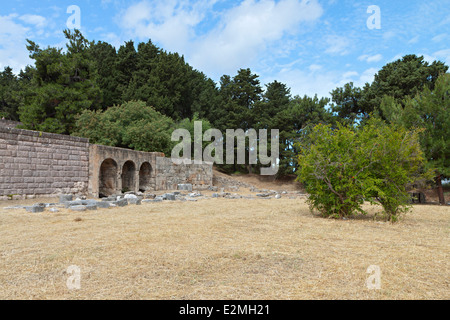 Antike Stätte von Asklepie auf der Insel Kos in Griechenland Stockfoto