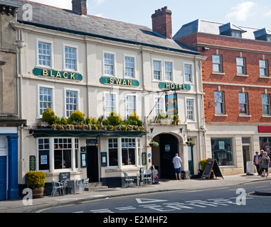 Black Swan Hotel-Pub Devizes, Wiltshire, England Stockfoto