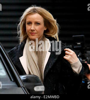 Prominente in den ITV Studios Featuring: Sally Roberts wo: London, Vereinigtes Königreich bei: 3. Januar 2013 Stockfoto