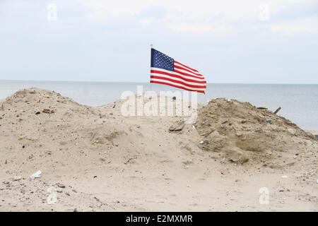 Bilder von der ganzen Welt berühmte "New Jersey Shore Line" 2 Monate nach Hurrikan Sandy schreckliche Zerstörung.  Mitwirkende: Jersey Shore Line Häuser wo: JERSEY SHORE LINE, NEW JERSEY, USA als: 1. Januar 2013 Stockfoto