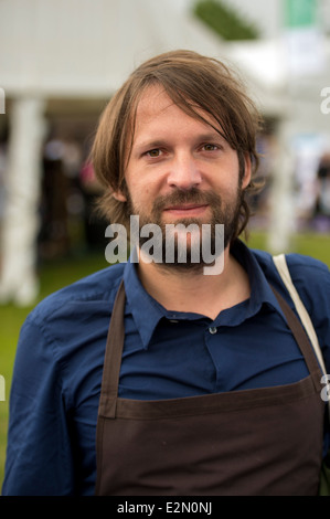 Rene Redzepi ist der Koch und Besitzer von zwei Michelin Stern Restaurant Noma, das beste Restaurant der Welt gekürt wurde Stockfoto