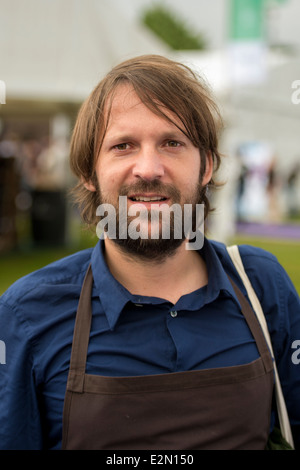 Rene Redzepi ist der Koch und Besitzer von zwei Michelin Stern Restaurant Noma, das beste Restaurant der Welt gekürt wurde Stockfoto