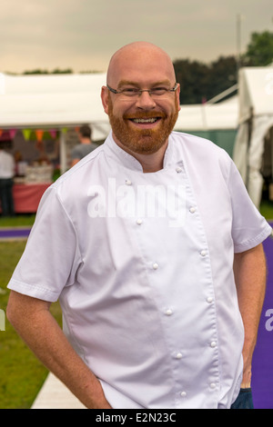 Simon Hulstone ist ein Award preisgekrönten Koch, Inhaber der Elephant Restaurant in Torquay und regelmäßig in TV-Kochshows Stockfoto