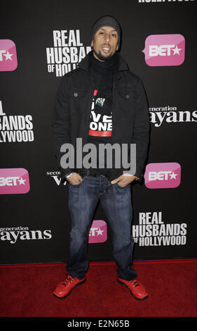 BET Networks "Wahre Männer von Hollywood" und "Zweite Generation Wayans" anlässlich der königlichen Kinos L.A. Live Featuring: Affion Crockett wo: Los Angeles, California, Vereinigte Staaten von Amerika bei: 8. Januar 2013 Stockfoto