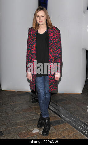 'IF - genug Nahrung für alle' Twitter-Charity-Kampagne-Launch-Event im Somerset House - Ankünfte statt.  Mitwirkende: Laura Carmichael wo: London, Vereinigtes Königreich bei: 23. Januar 2013 Stockfoto