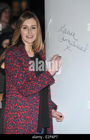 'IF - genug Nahrung für alle' Twitter-Charity-Kampagne-Launch-Event im Somerset House - Ankünfte statt.  Mitwirkende: Laura Carmichael wo: London, Vereinigtes Königreich bei: 23. Januar 2013 Stockfoto