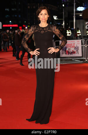 Die Europa-Premiere von "Ich geben es ein Jahr" - Ankünfte London, England - 24.01.13 Featuring: Minnie Driver wo: London, Vereinigtes Königreich bei: 24. Januar 2013 Stockfoto