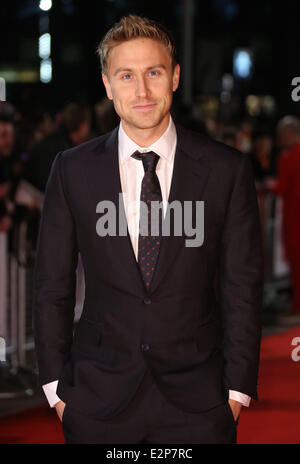 Die Europa-Premiere von "Ich geben es ein Jahr" - Ankünfte London, England - 24.01.13 Featuring: Russell Howard Where: London, Vereinigtes Königreich bei: 24. Januar 2013 Stockfoto