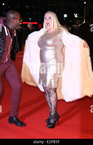 Die Europa-Premiere von "ich geben es ein Jahr"-Ankünfte Featuring: Vanessa Feltz, Ben Ofoedu Where: London, Vereinigtes Königreich bei: 24. Januar 2013 Stockfoto