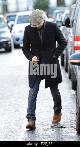 David Beckham Kensington mit heraus gesehen: David Beckham Where: London, Vereinigtes Königreich bei: 31. Januar 2013 Stockfoto