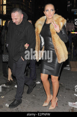 Josie Gibson feiert ihren Geburtstag im Cafe de Paris Nightclub Featuring: Aisleyne Horgan-Wallace wo: London, United Kingdo Stockfoto