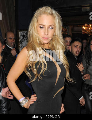 Josie Gibson feiert ihren Geburtstag im Cafe de Paris Nightclub Featuring: Josie Gibson wo: London, Vereinigtes Königreich bei: 02 Stockfoto