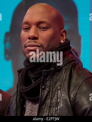 Tyrese Gibson und Rev Run Simmons von Run DMC besuchen die 106 & BET Park CBS Studios.  Mitwirkende: Tyrese Gibson wenn: 4. Februar 2013 Stockfoto