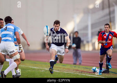 Cordoba, Argentinien. 20. Juni 2014. Tommy Seymour. Test Match Argentinien gegen Schottland während der freundliche internationale match bei Estadio Mario Alberto Kempes, Córdoba, Argentinien. Bildnachweis: Aktion Plus Sport/Alamy Live-Nachrichten Stockfoto