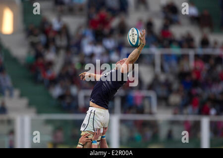 Cordoba, Argentinien. 20. Juni 2014. Test Match Argentinien gegen Schottland während der freundliche internationale match bei Estadio Mario Alberto Kempes, Córdoba, Argentinien. Bildnachweis: Aktion Plus Sport/Alamy Live-Nachrichten Stockfoto