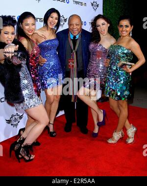 I. wird Am es 'TRANS4M' Boyle Heights Benefiz-Konzert im Avalon Hollywood Night Club mit: Quincy Jones wo: Los Angeles, Kalifornien, USA bei: 7. Februar 2013 Stockfoto