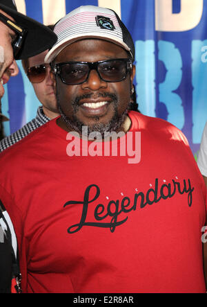 Die 2013 Modell Beachvolleyball-Turnier am Lummus Park mit: Cedric the Entertainer wo: Miami Beach, Florida, Vereinigte Staaten, wann: 9. Februar 2013 Stockfoto