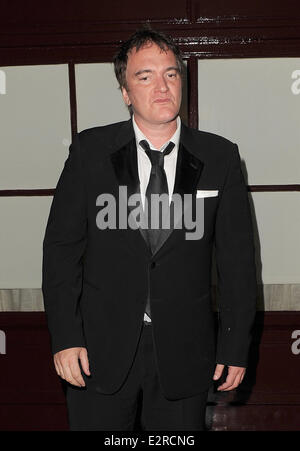 Die Weinstein Company-Post-BAFTA-Party im LouLou ist Featuring: Quentin Tarantino Where: London, Vereinigtes Königreich bei: 10. Februar 2013 Stockfoto