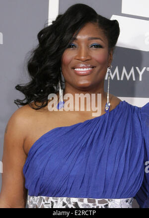 55. annual GRAMMY Awards im Staples Center - Ankünfte mit statt: Coko SWV, wo: Los Angeles, California, Vereinigte Staaten von Amerika bei: 10. Februar 2013 Stockfoto