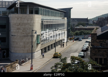 Außenseite der Stadtrat von Edinburgh Büros Stockfoto