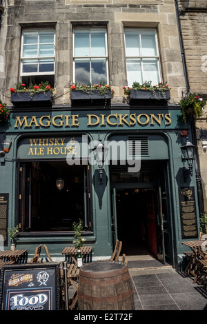 Maggie Dickson Whisky und Ale House, Edinburgh Grassmarket Stockfoto